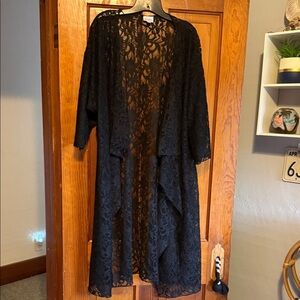 LuLaRoe Black lace Shirley